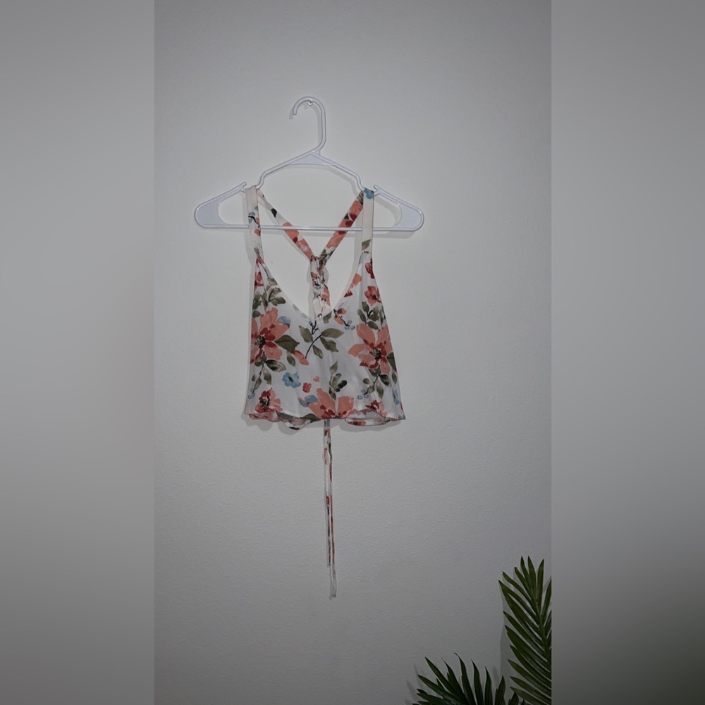 Floral crop top